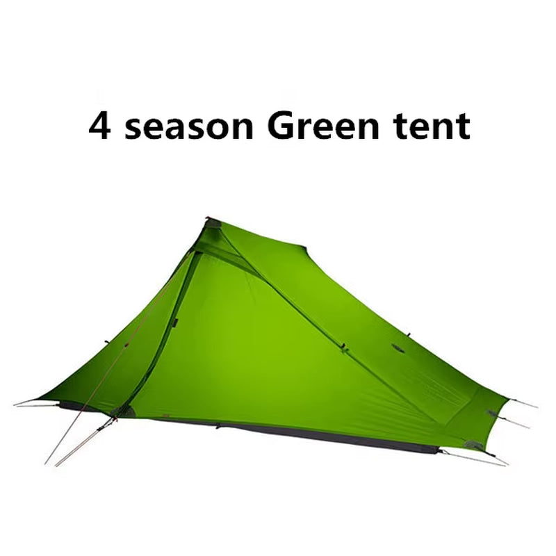 Lanshan 2 Pro 2 Person Outdoor Ultralight Camping Tent 3 Season Professional 20D Nylon Both Sides Silicon Tent