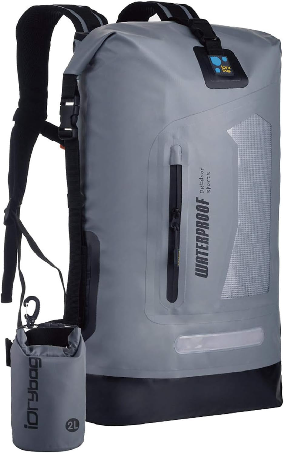 Waterproof Backpack for Men 20L/30L/40L, Floating Dry Bag Kayak, Dry Backpack Hiking