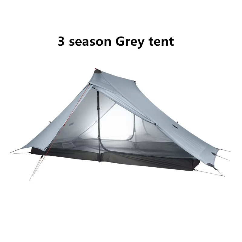 Lanshan 2 Pro 2 Person Outdoor Ultralight Camping Tent 3 Season Professional 20D Nylon Both Sides Silicon Tent
