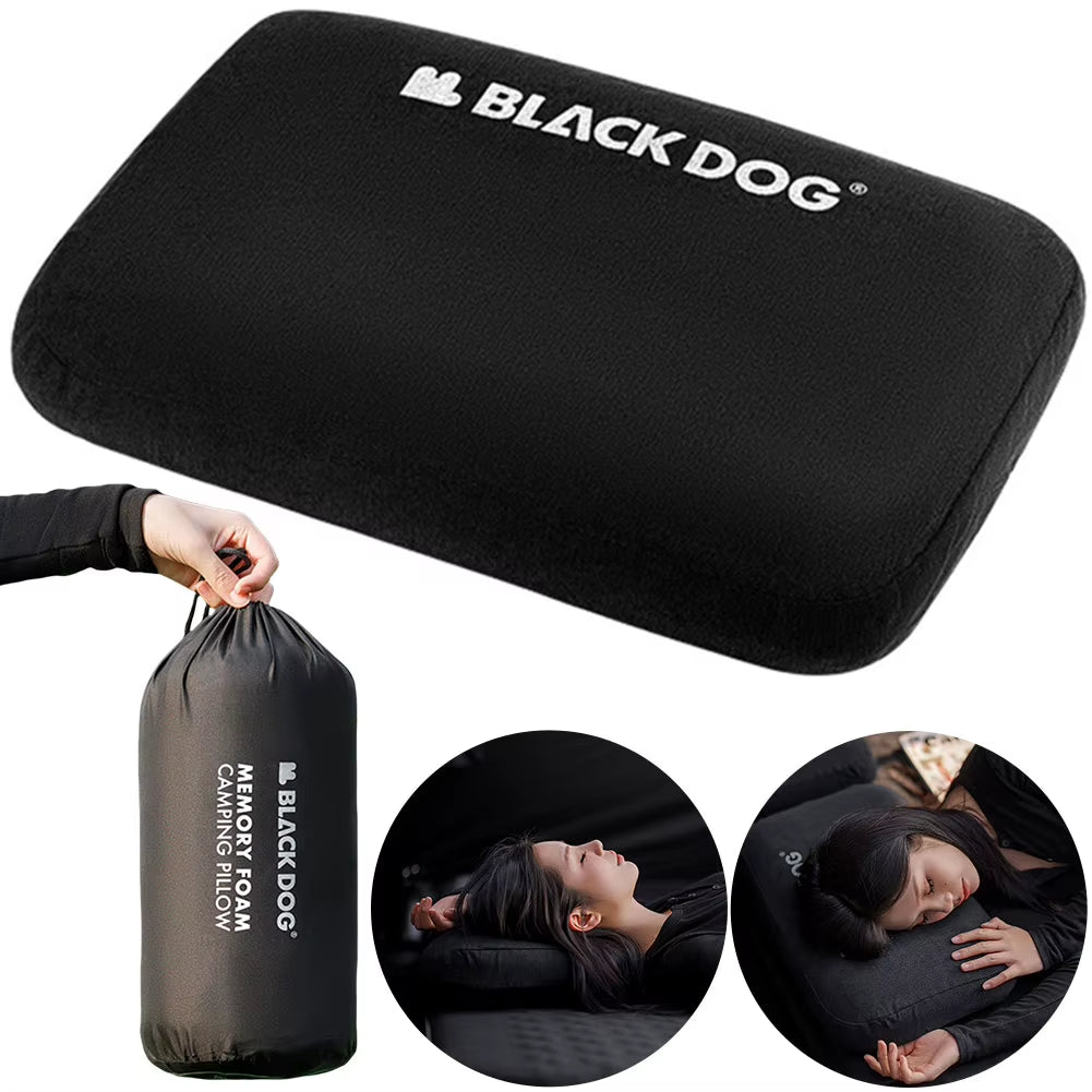 Outdoor Memory Foam Pillow Portable Comfort Square Pillow Office Nap Pillow Travel Pillow for Outdoors Road Trips & Flights