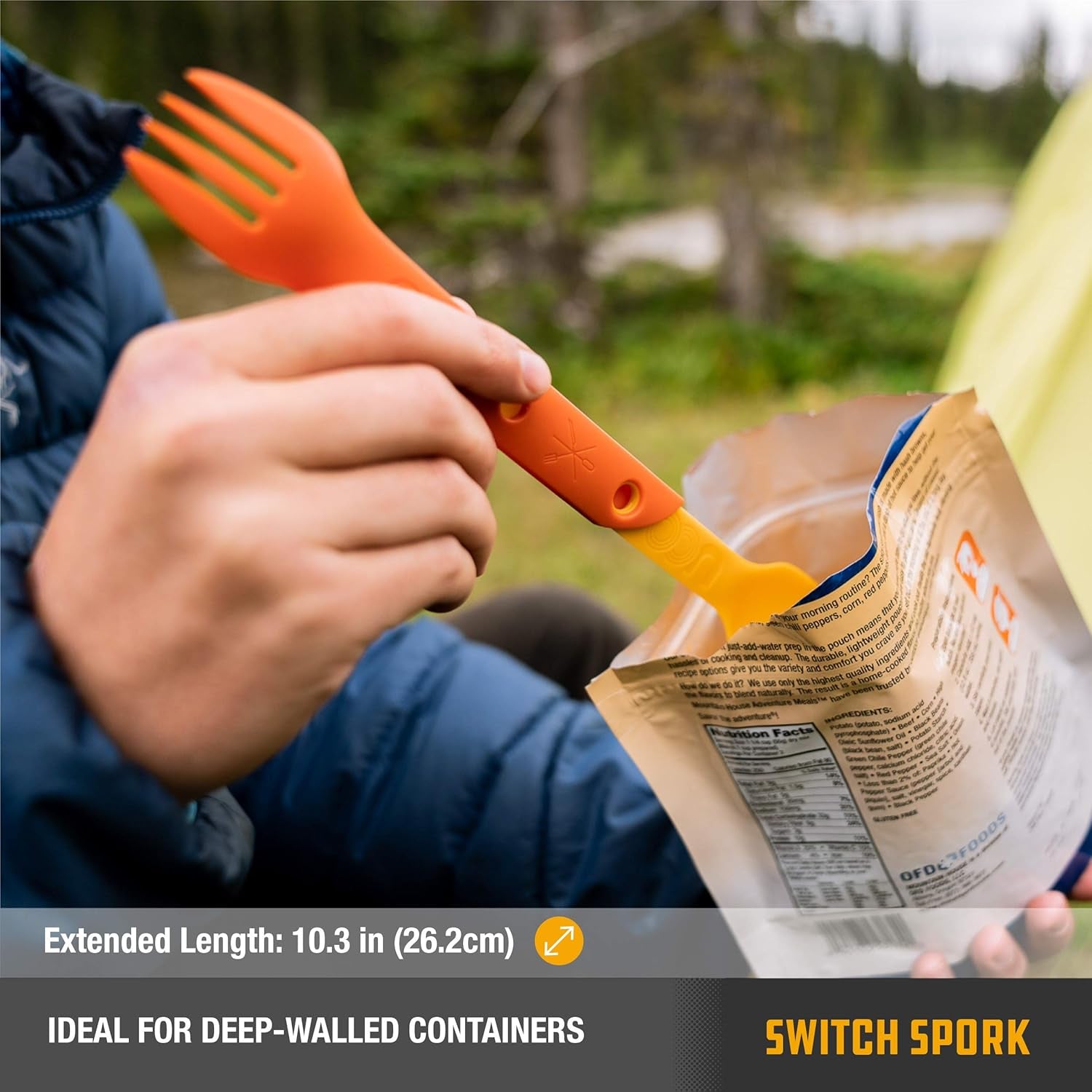 Switch Spork 2-Piece Integrated Camping Utensil Set