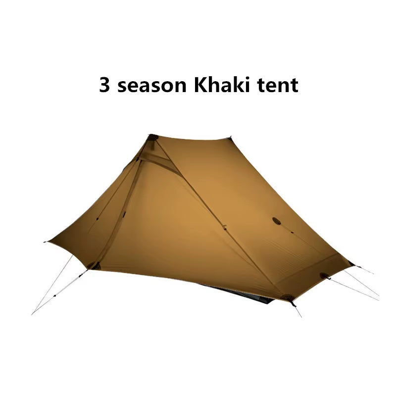 Lanshan 2 Pro 2 Person Outdoor Ultralight Camping Tent 3 Season Professional 20D Nylon Both Sides Silicon Tent
