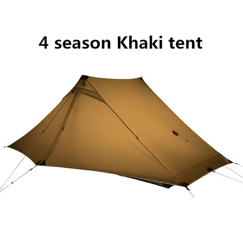 Lanshan 2 Pro 2 Person Outdoor Ultralight Camping Tent 3 Season Professional 20D Nylon Both Sides Silicon Tent