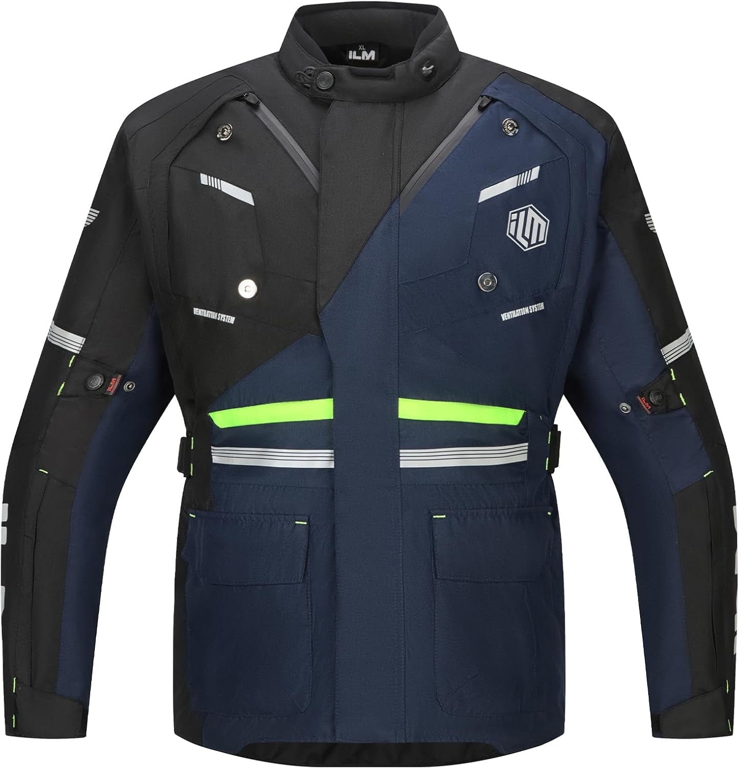 Men'S Motorcycle Jacket CE Armored Riding Waterproof Adventure Touring