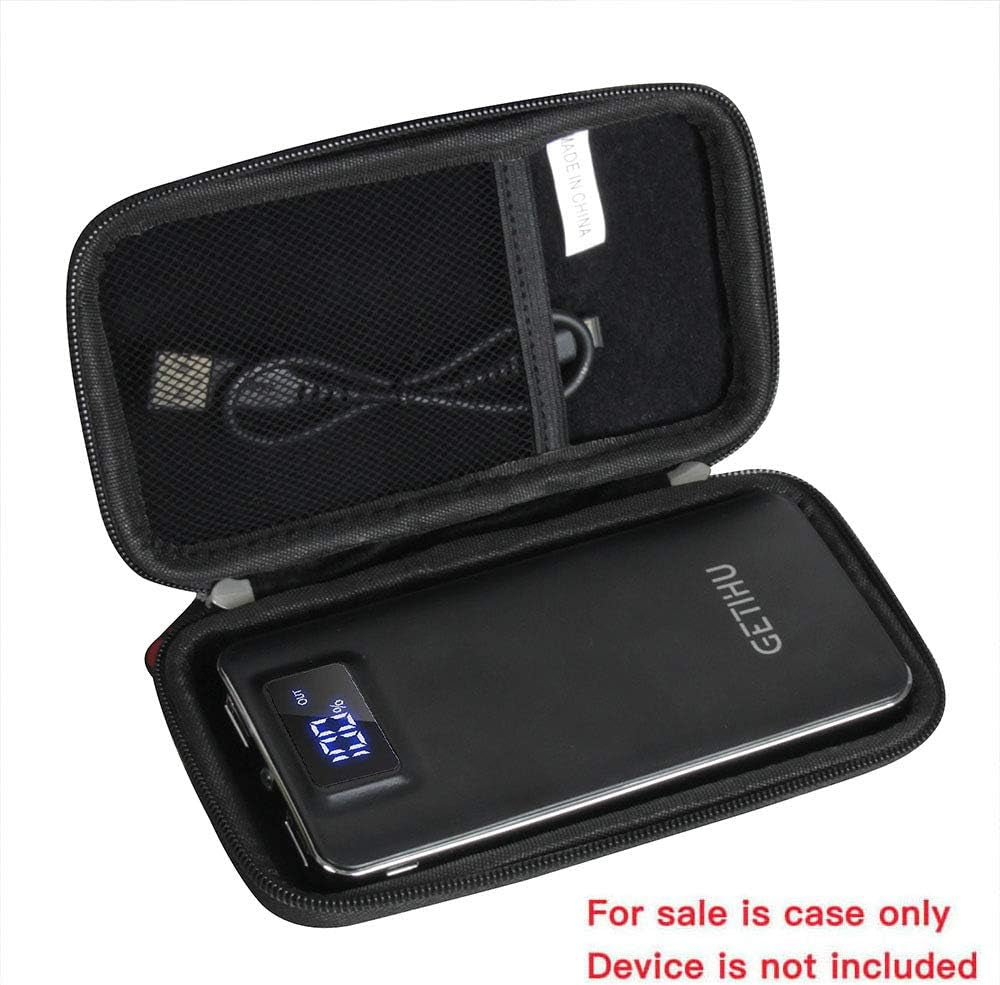 Travel Hard Case for GETIHU 10000Mah Power Bank Portable Charger LED Display (Not Including Power Bank) (Black 2)