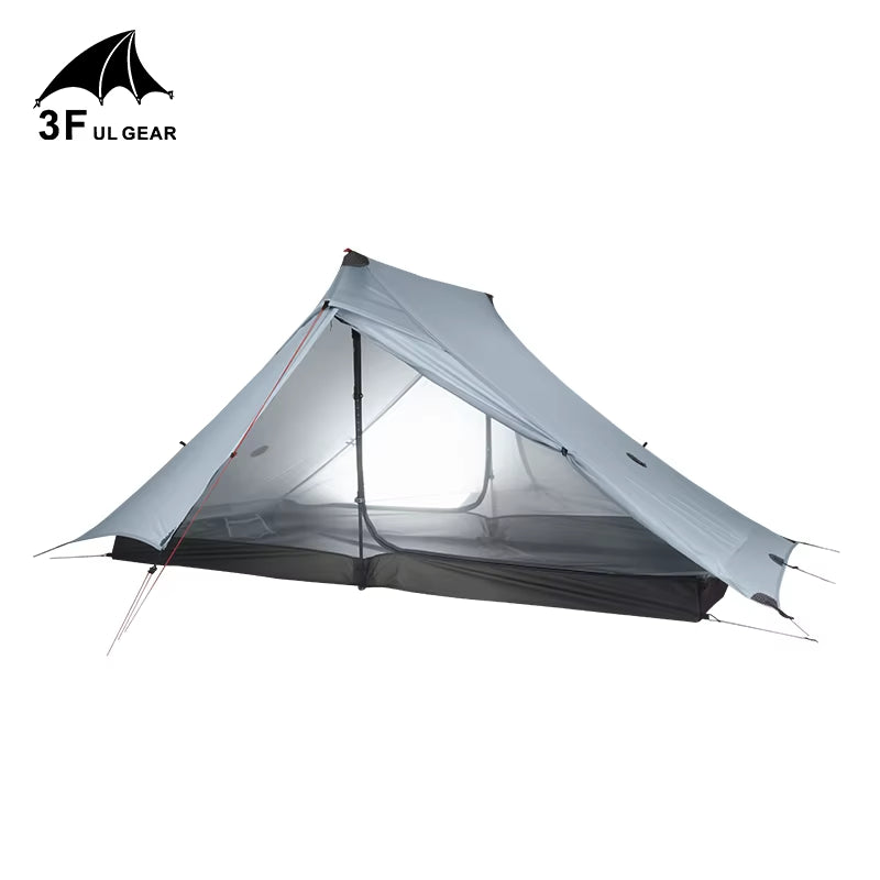 Lanshan 2 Pro 2 Person Outdoor Ultralight Camping Tent 3 Season Professional 20D Nylon Both Sides Silicon Tent
