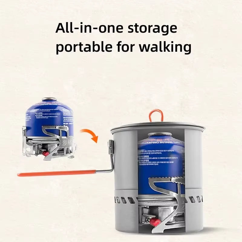 New Outdoor Stove Portable Gas Stove B15 Gas Camping Equipment Reaction Stove Outdoor Stove Windproof Stove Head Travel Light