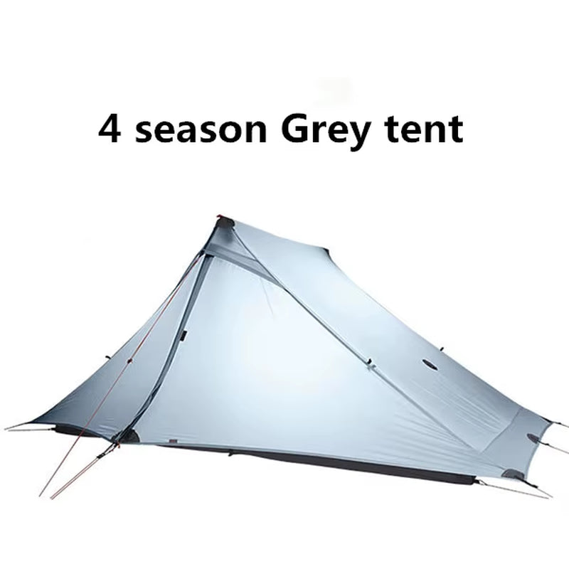 Lanshan 2 Pro 2 Person Outdoor Ultralight Camping Tent 3 Season Professional 20D Nylon Both Sides Silicon Tent