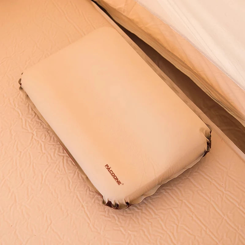 Camping Pillow Self Inflating Pillow 3D Ultralight Sponge Pillow Outdoor Travel Automatic Inflatable Pillow