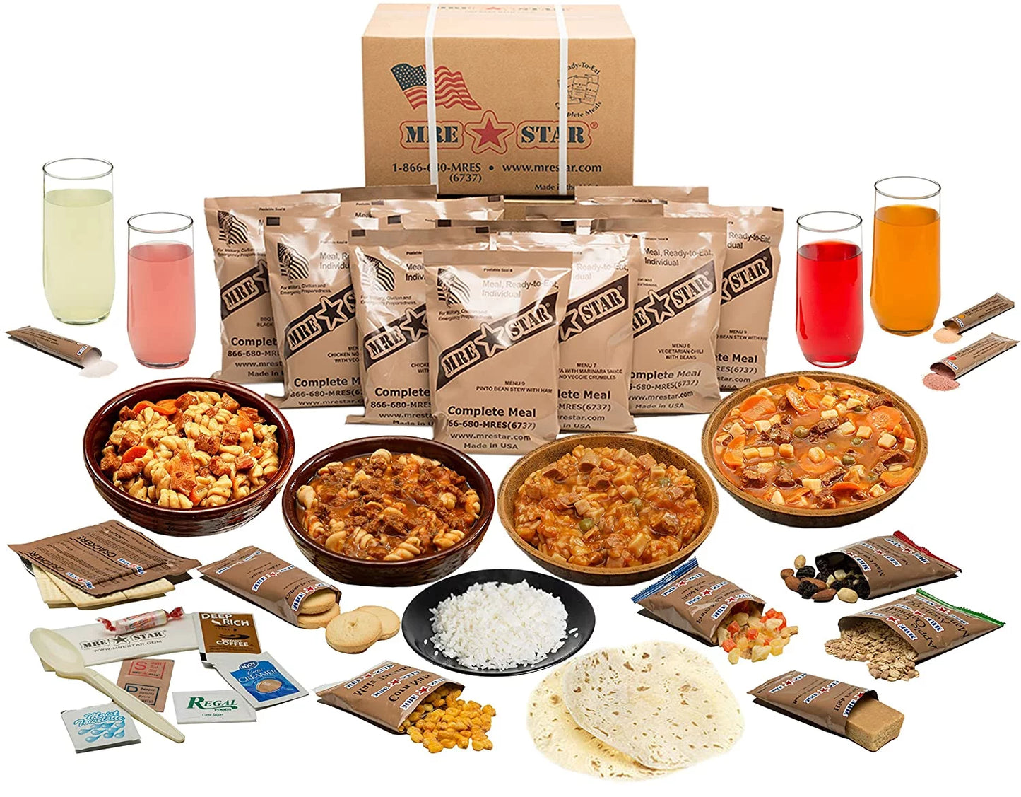 Case of 12 Standard with Ready to Eat Meal