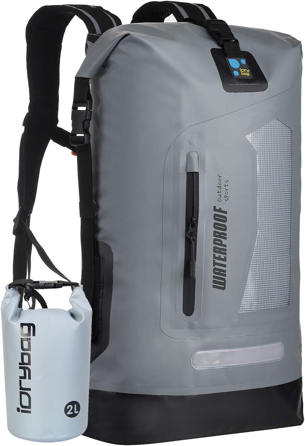Waterproof Backpack for Men 20L/30L/40L, Floating Dry Bag Kayak, Dry Backpack Hiking