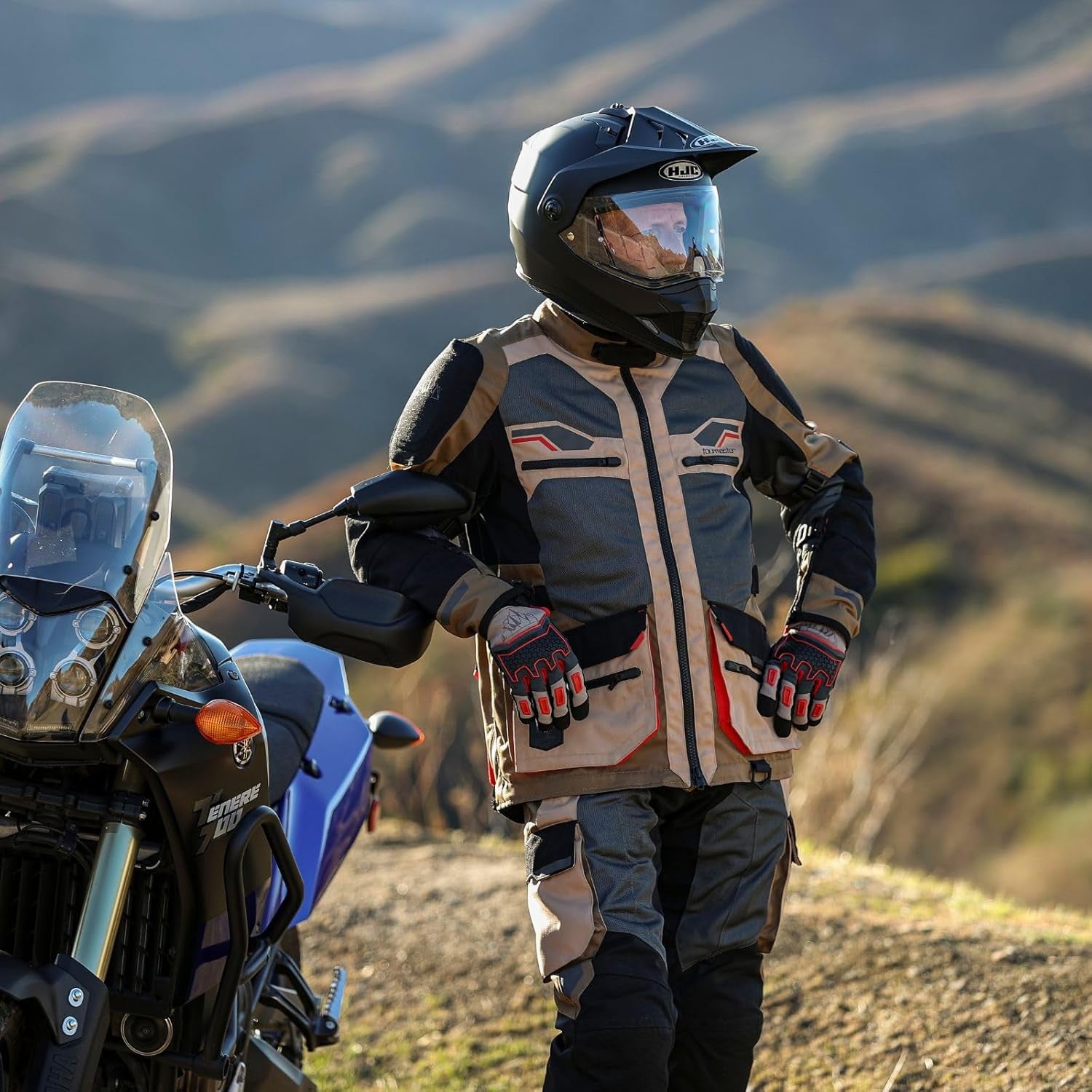 Men'S Ridgecrest Mesh Adventure Motorcycle Jacket