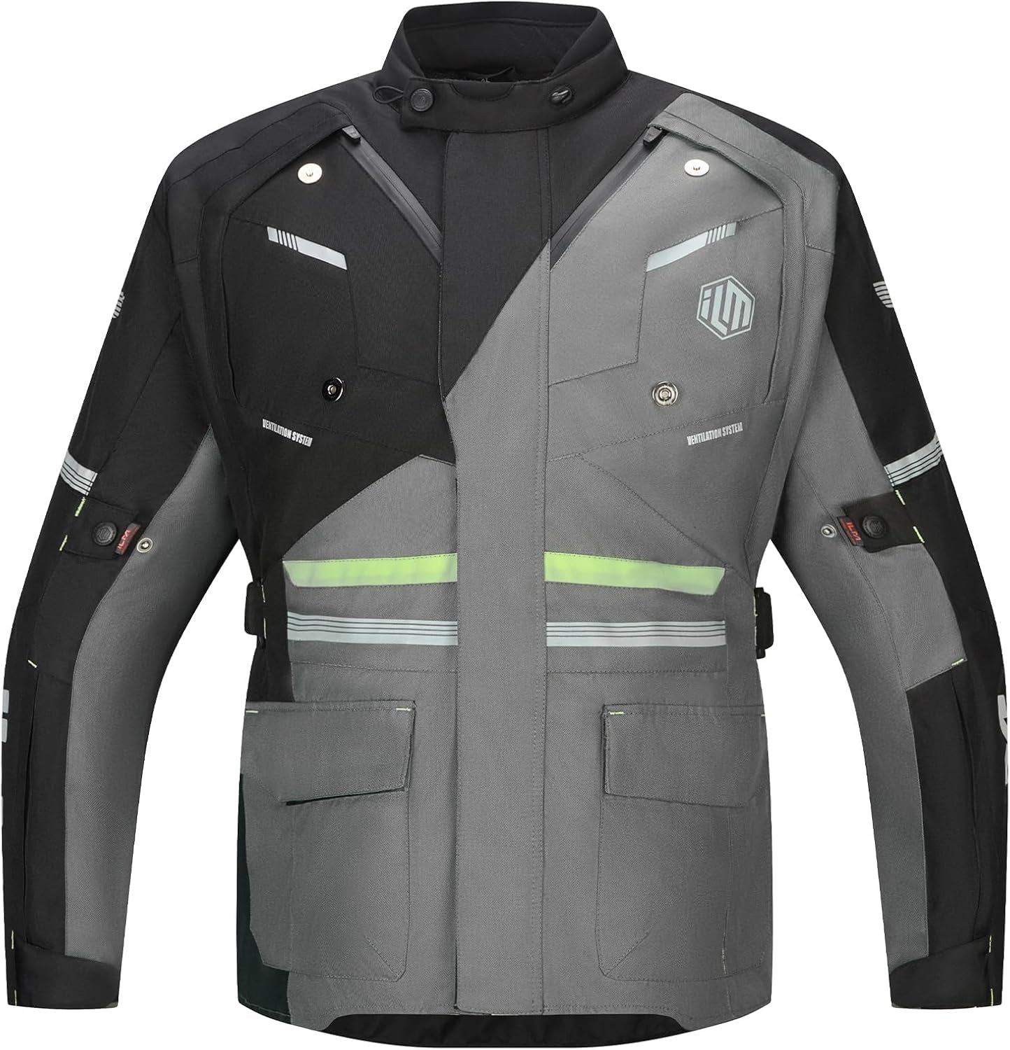 Men'S Motorcycle Jacket CE Armored Riding Waterproof Adventure Touring