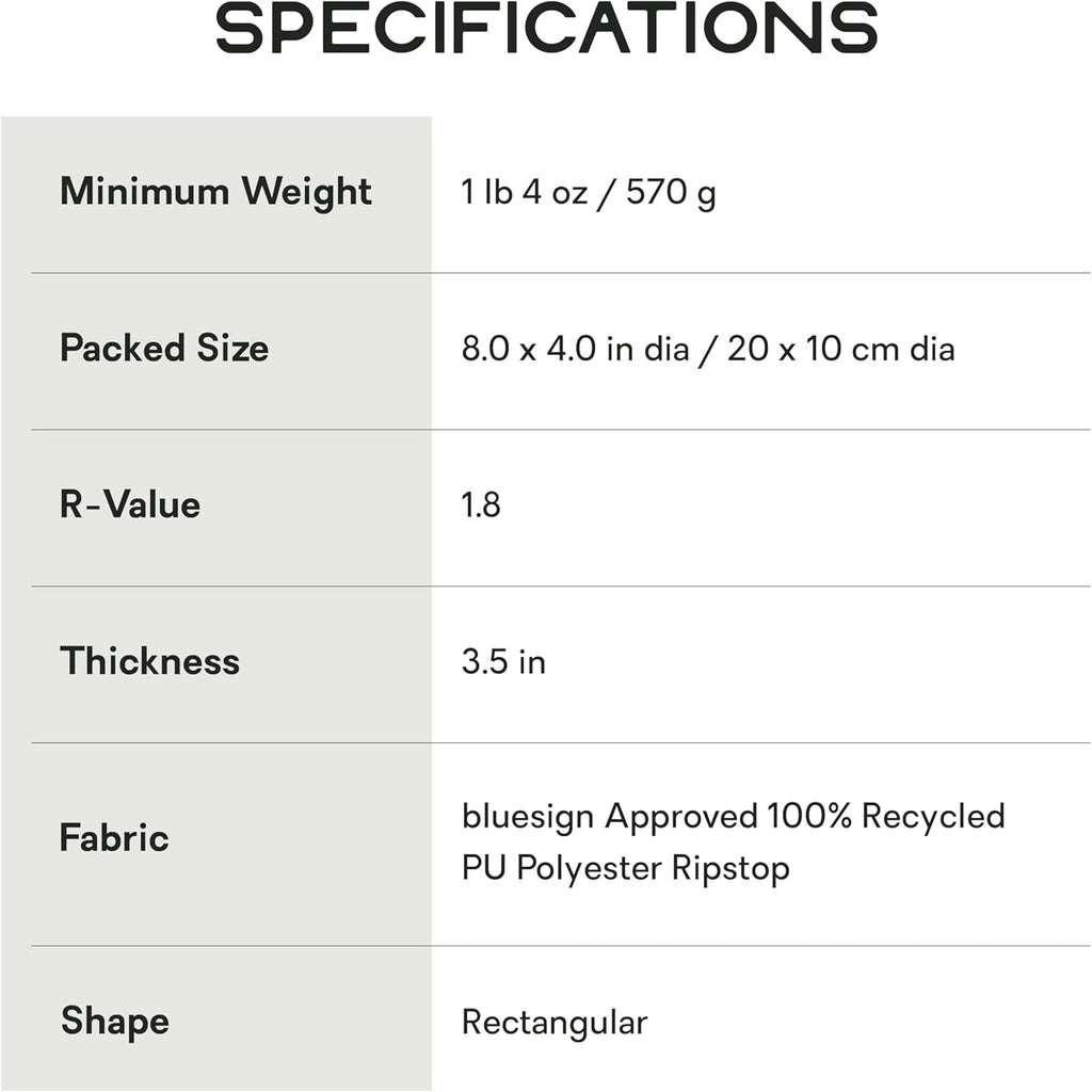 Equipment Quasar 3D Lightweight Sleeping Pad - Regular (72"X20") - Plasma