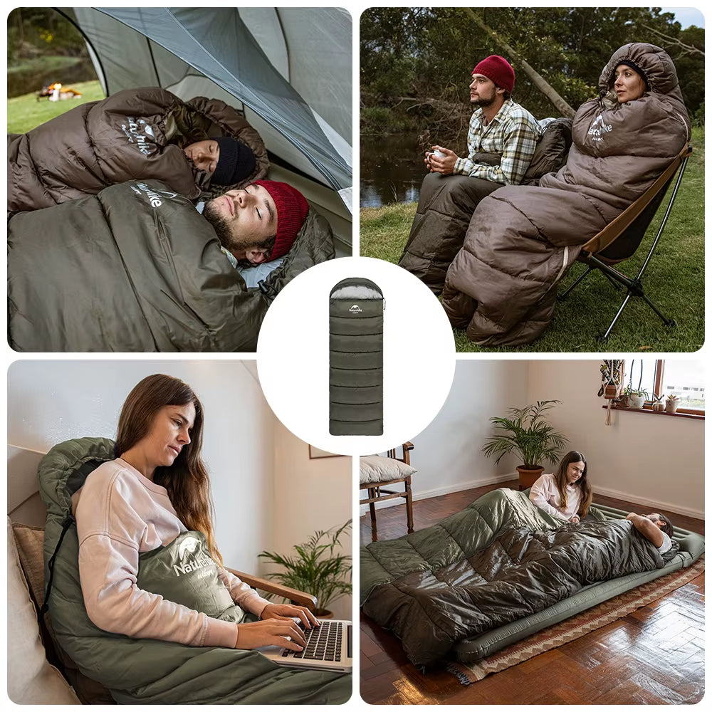 Sleeping Bag Ultralight Cotton Winter Sleeping Bag Lightweight Waterproof Sleeping Bag Outdoor Camping Sleeping Bag
