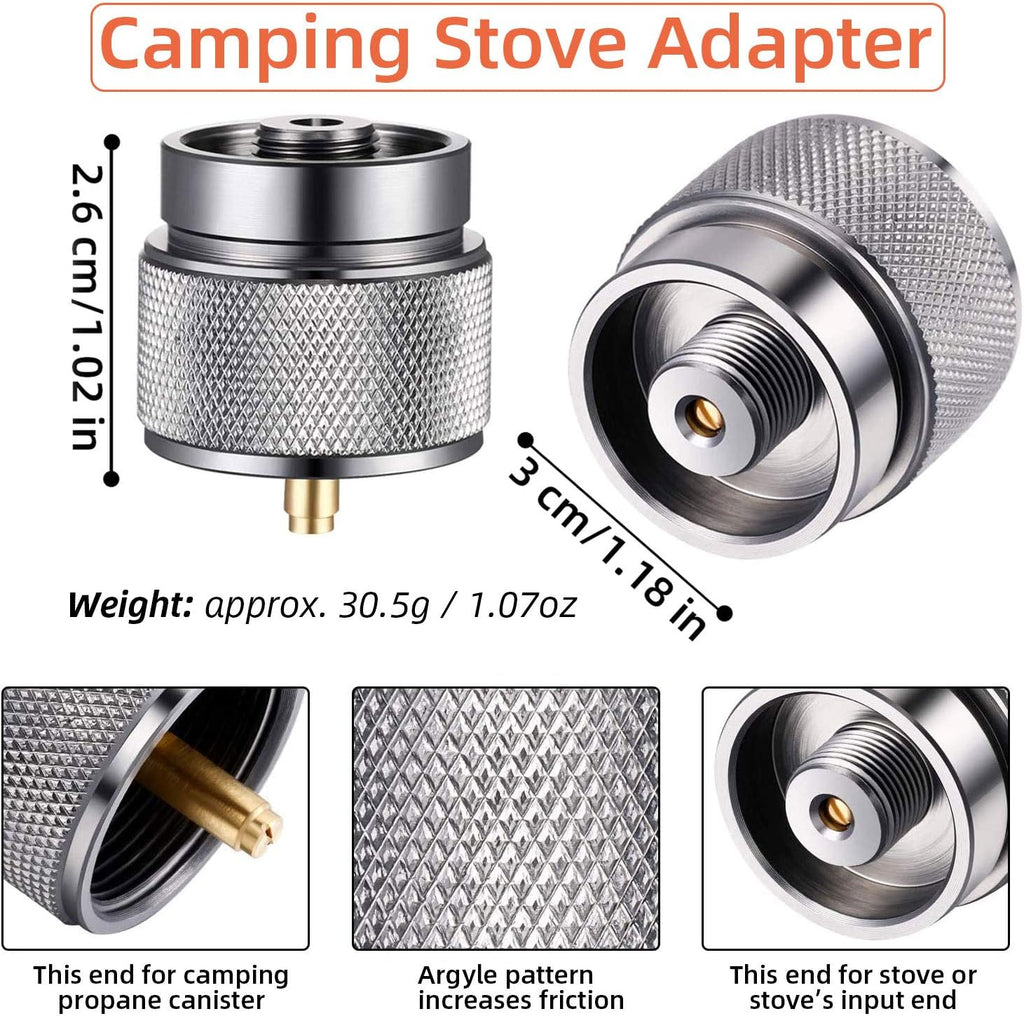 Portable Camping Stove Ultralight Backpacking Stove with Piezo Ignition, Windproof Camp Stove for Outdoor Hiking Cooking