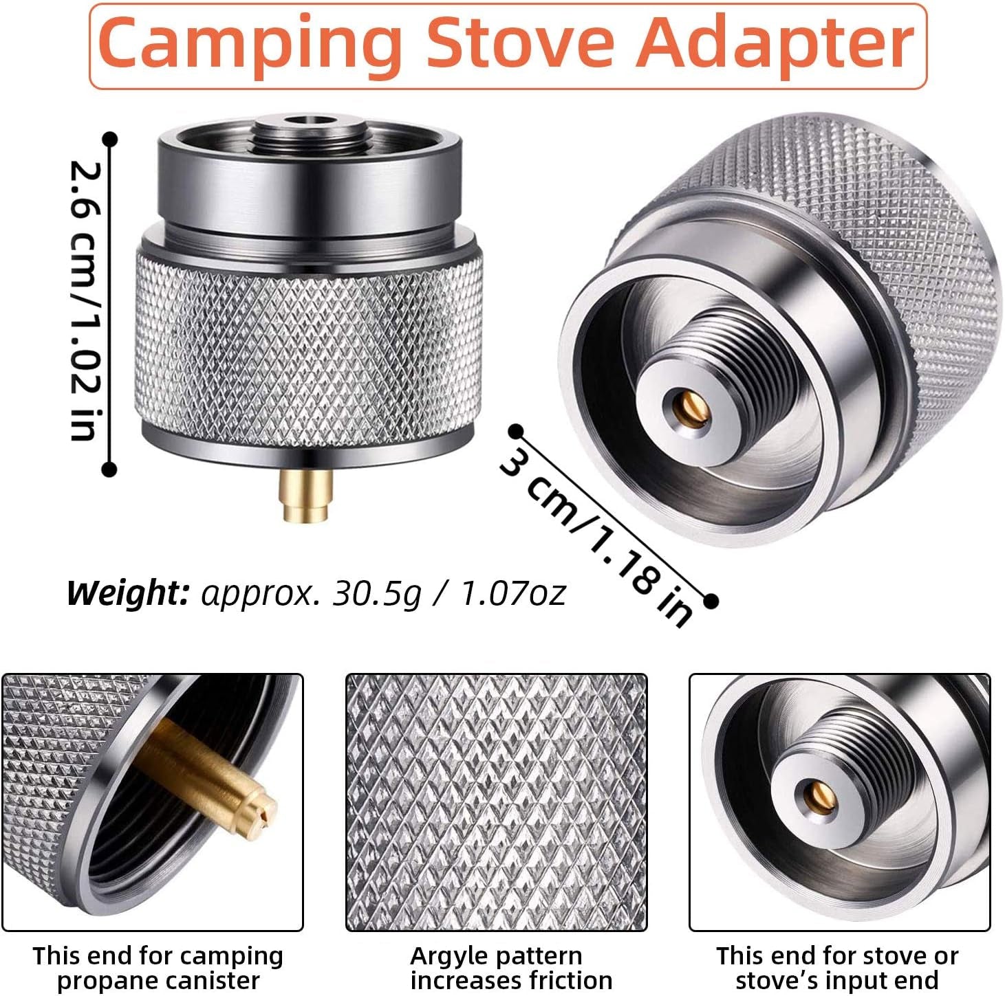 Portable Camping Stove Ultralight Backpacking Stove with Piezo Ignition, Windproof Camp Stove for Outdoor Hiking Cooking