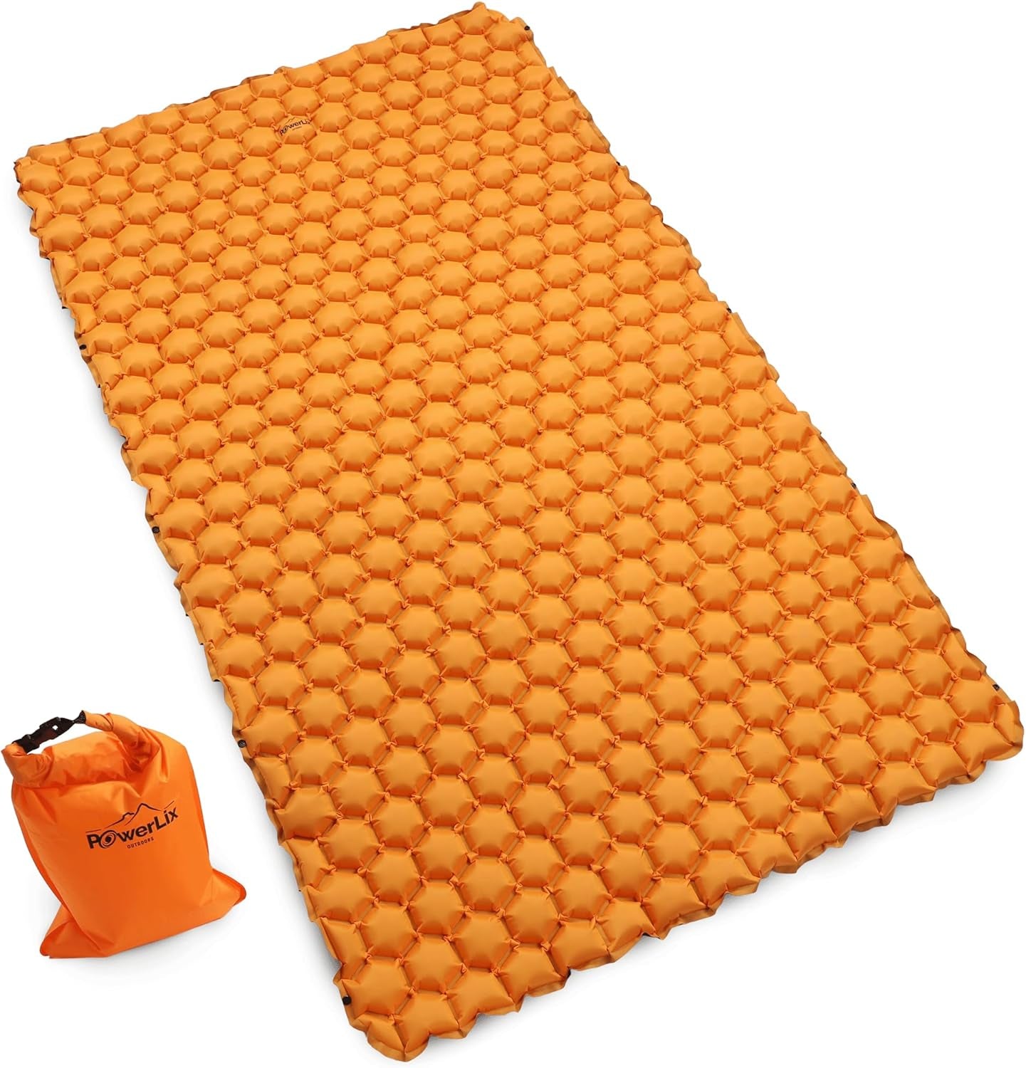 Camping Sleeping Pad - Ultralight Inflatable Camping Mattress Sleeping Mat for Backpacking, Hiking, Compact Lightweight Sleeping Pad for Camping, Inflation Bag/Repair Kit Included