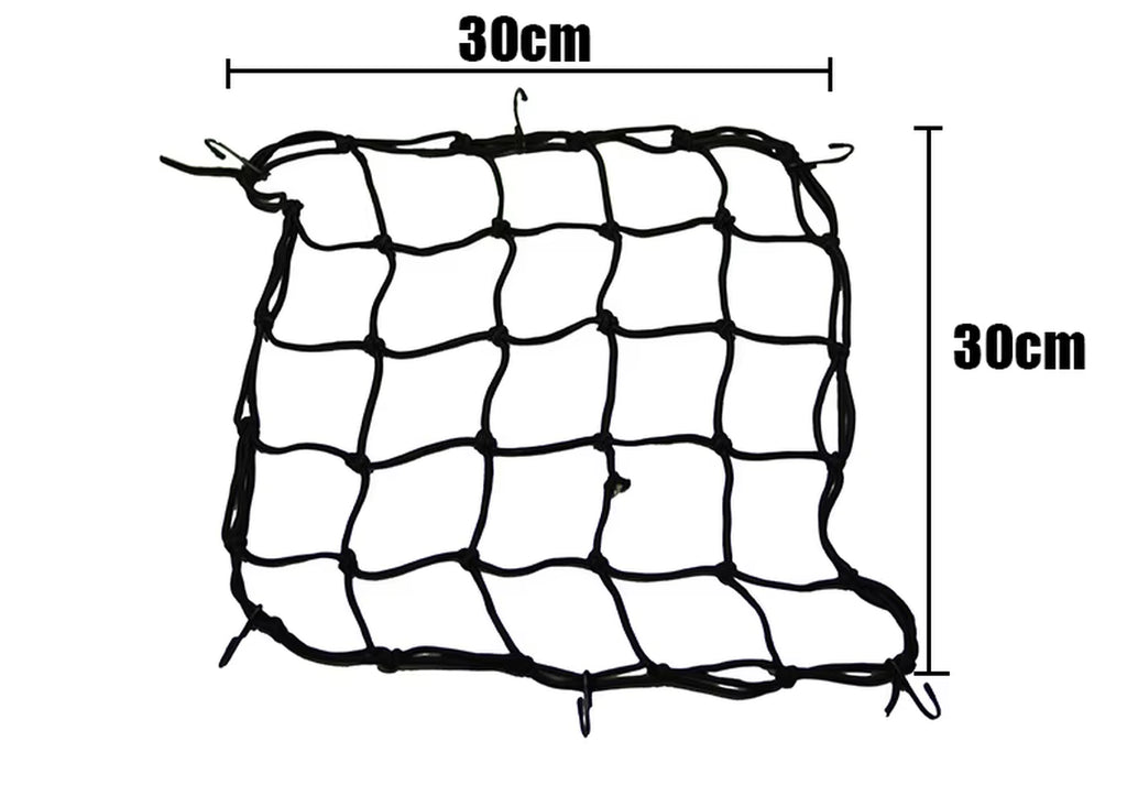 Motorcycle Luggage Net Helmet Mesh Fuel Tank Luggage Mesh Nets with Hooks Motorbike Compaction Storage Motorcycle Accessories