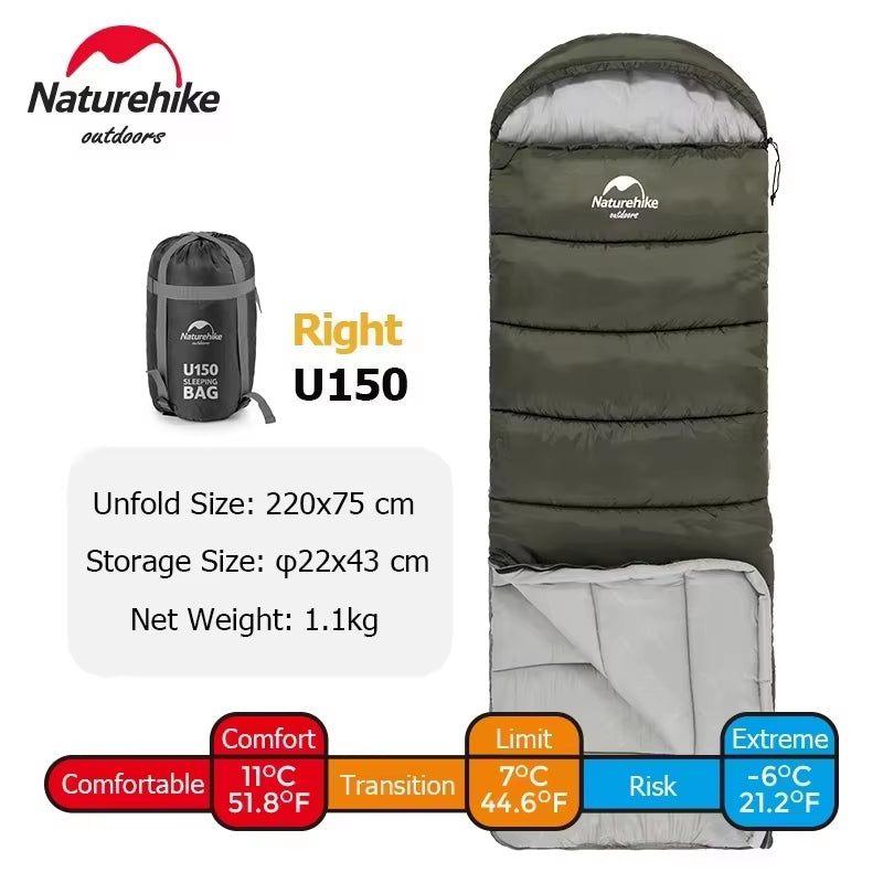 Sleeping Bag Ultralight Cotton Winter Sleeping Bag Lightweight Waterproof Sleeping Bag Outdoor Camping Sleeping Bag