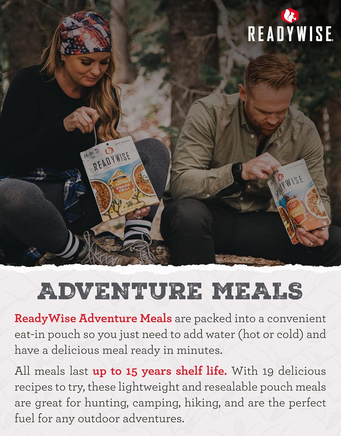 Backcountry Wild Rice Risotto (Single Pouch) Freeze-Dried Backpacking & Camping Food, Vegan, Gluten Free