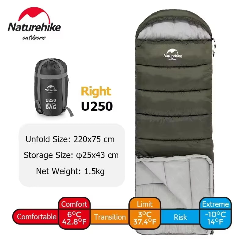Sleeping Bag Ultralight Cotton Winter Sleeping Bag Lightweight Waterproof Sleeping Bag Outdoor Camping Sleeping Bag