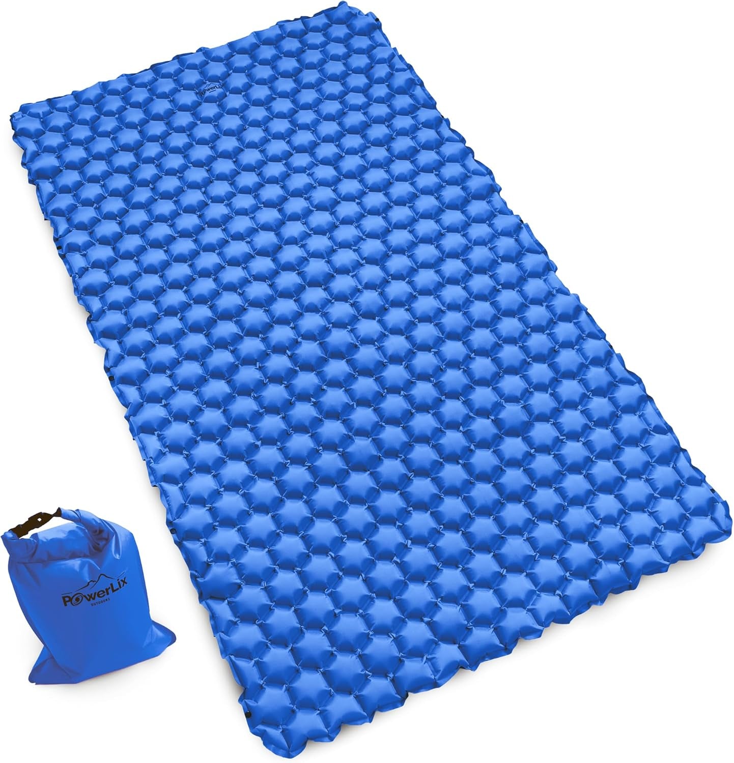 Camping Sleeping Pad - Ultralight Inflatable Camping Mattress Sleeping Mat for Backpacking, Hiking, Compact Lightweight Sleeping Pad for Camping, Inflation Bag/Repair Kit Included