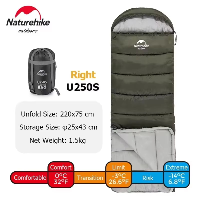 Sleeping Bag Ultralight Cotton Winter Sleeping Bag Lightweight Waterproof Sleeping Bag Outdoor Camping Sleeping Bag