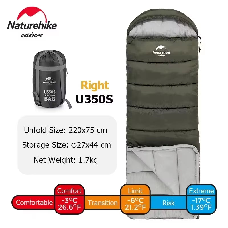 Sleeping Bag Ultralight Cotton Winter Sleeping Bag Lightweight Waterproof Sleeping Bag Outdoor Camping Sleeping Bag