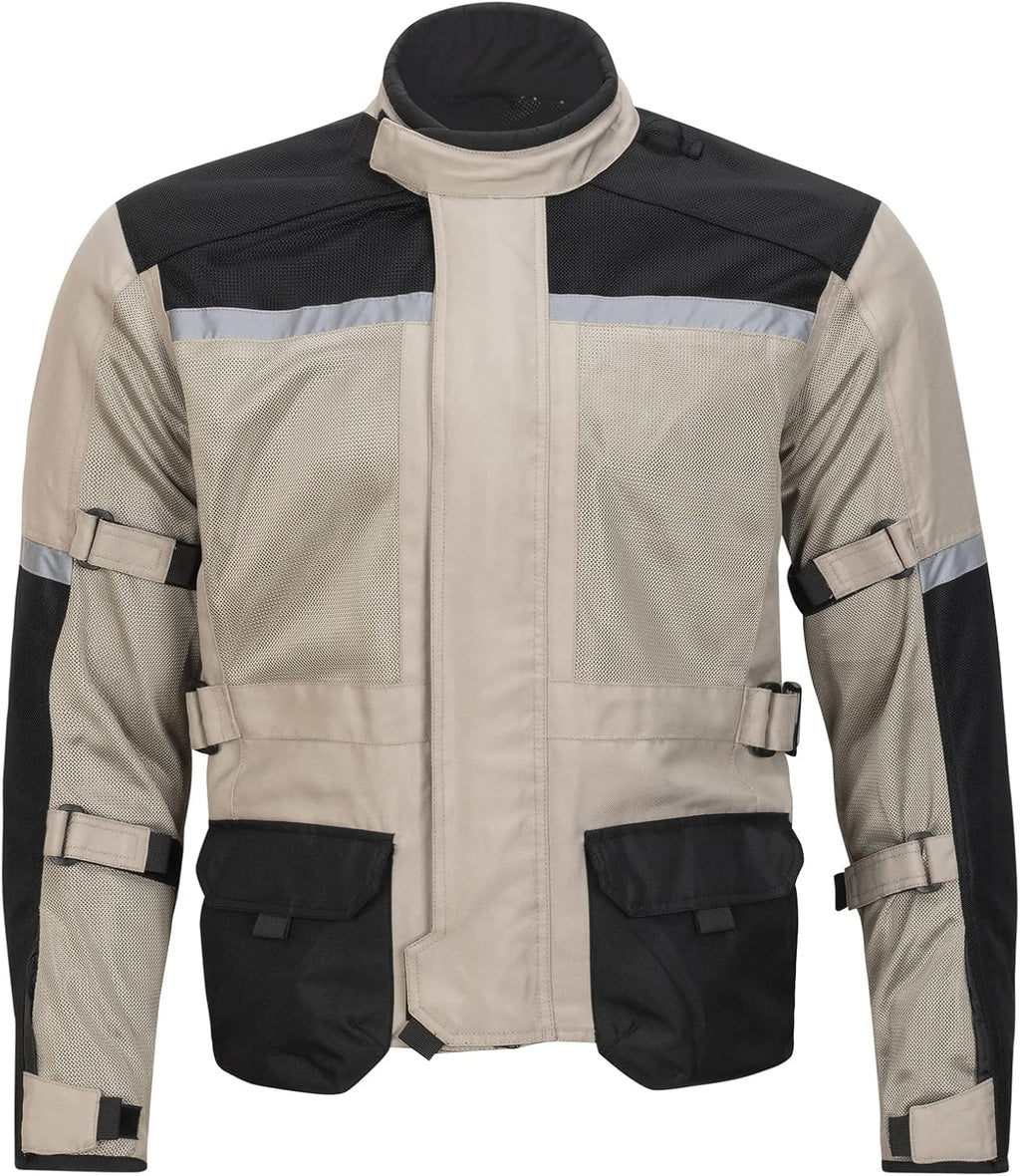 Ganjo Jacket - Waterproof Adventure Motorcycle Jacket with CE Level 1 Armor