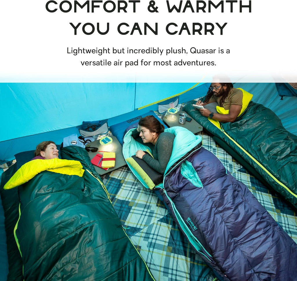 Equipment Quasar 3D Lightweight Sleeping Pad - Regular (72"X20") - Plasma