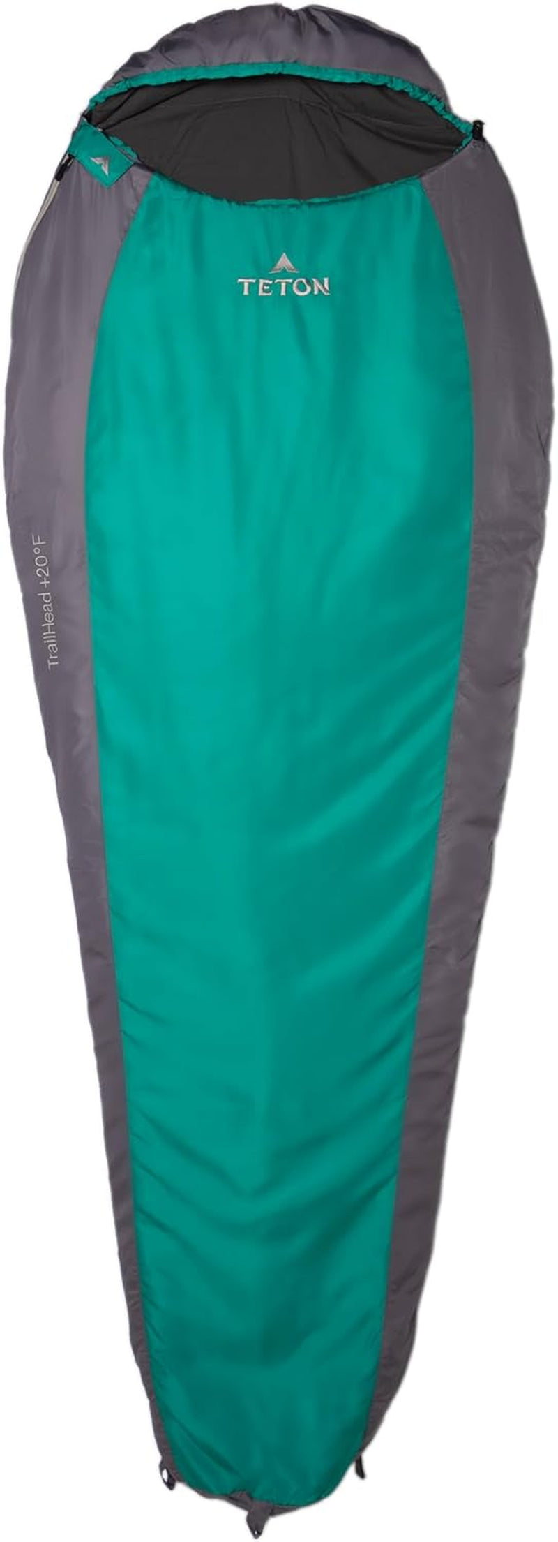 Teton 20F and 5F Degree Sleeping Bag; Lightweight, Warm Weather Mummy Sleeping Bags for Adults and Kids, Camping, Backpacking, Hiking