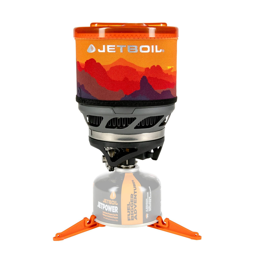Jetboil Minimo Portable Stove Sunset Cooking System for Camping and Backpacking